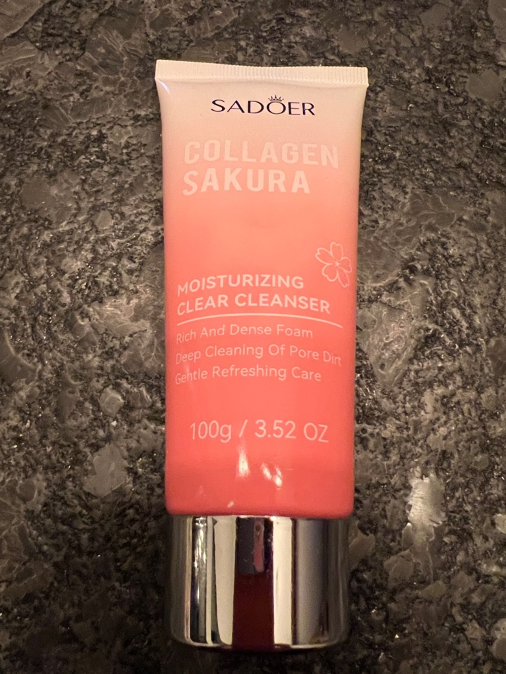 Sadoer Collagen Sakura Moisturizing Clear Cleanser 100g - New Sealed